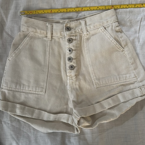 Dissh denim shorts cargo button up - Picture 6 of 7